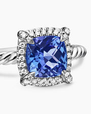 Royal Tanzanite Pavé Ring